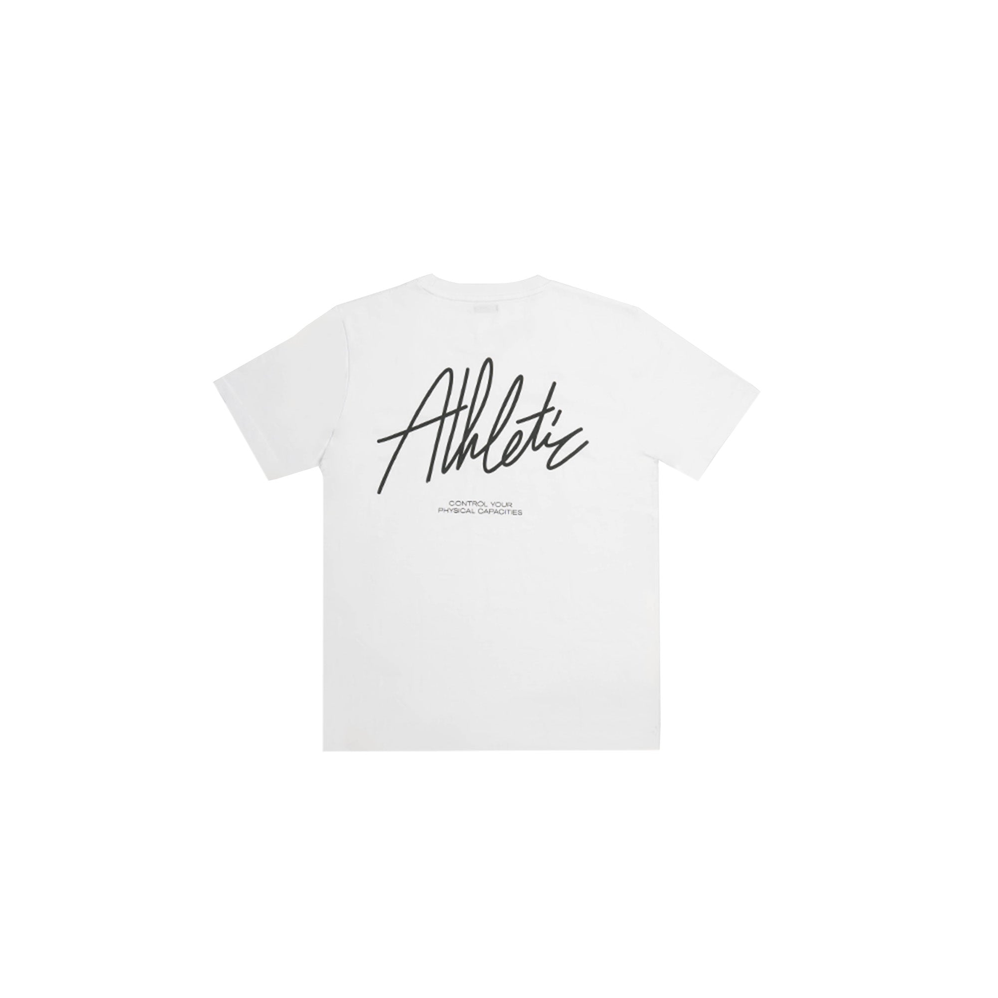 ATHLETIC LOGO T-SHIRT - BLANC